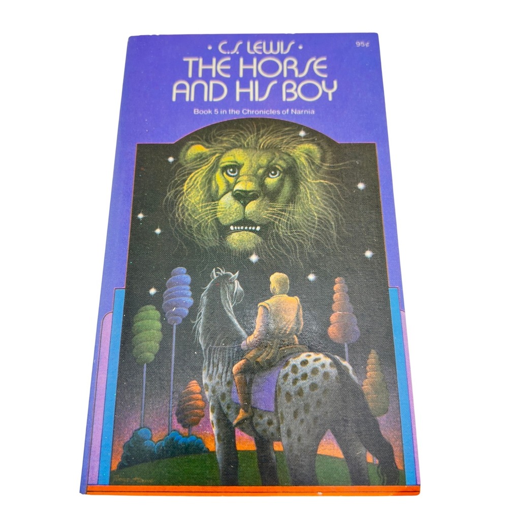 Vtg Book C.S. Lewis The Horse and His Boy Chronicles of Narnia 1974 7in